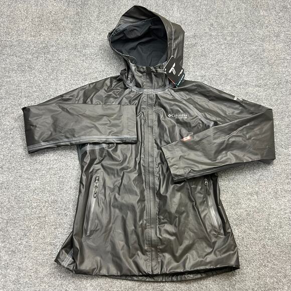 Columbia Titanium Rainerhorn EXS Jacket Outdry Extreme Women’s S Black Grey $180 - Picture 1 of 11